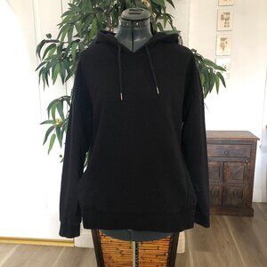 PUMA Black Hoodie Sweatshirt with Logo, Size XS